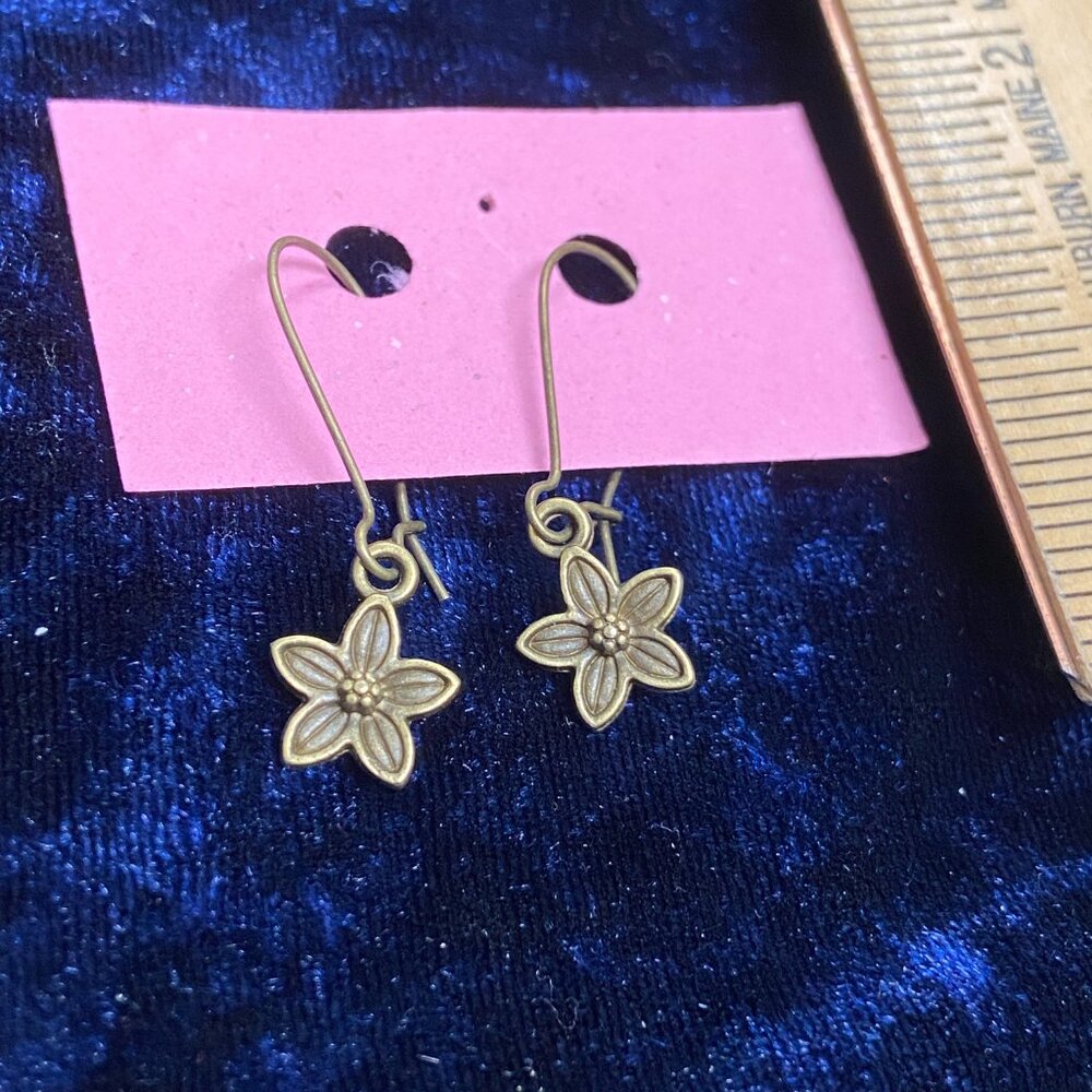 Flower Charm Earrings